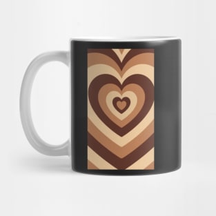 Power puff brown hearts Mug